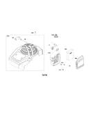 Blower housing/air cleaner