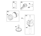 Craftsman CMXGWAS021027 crankshaft diagram