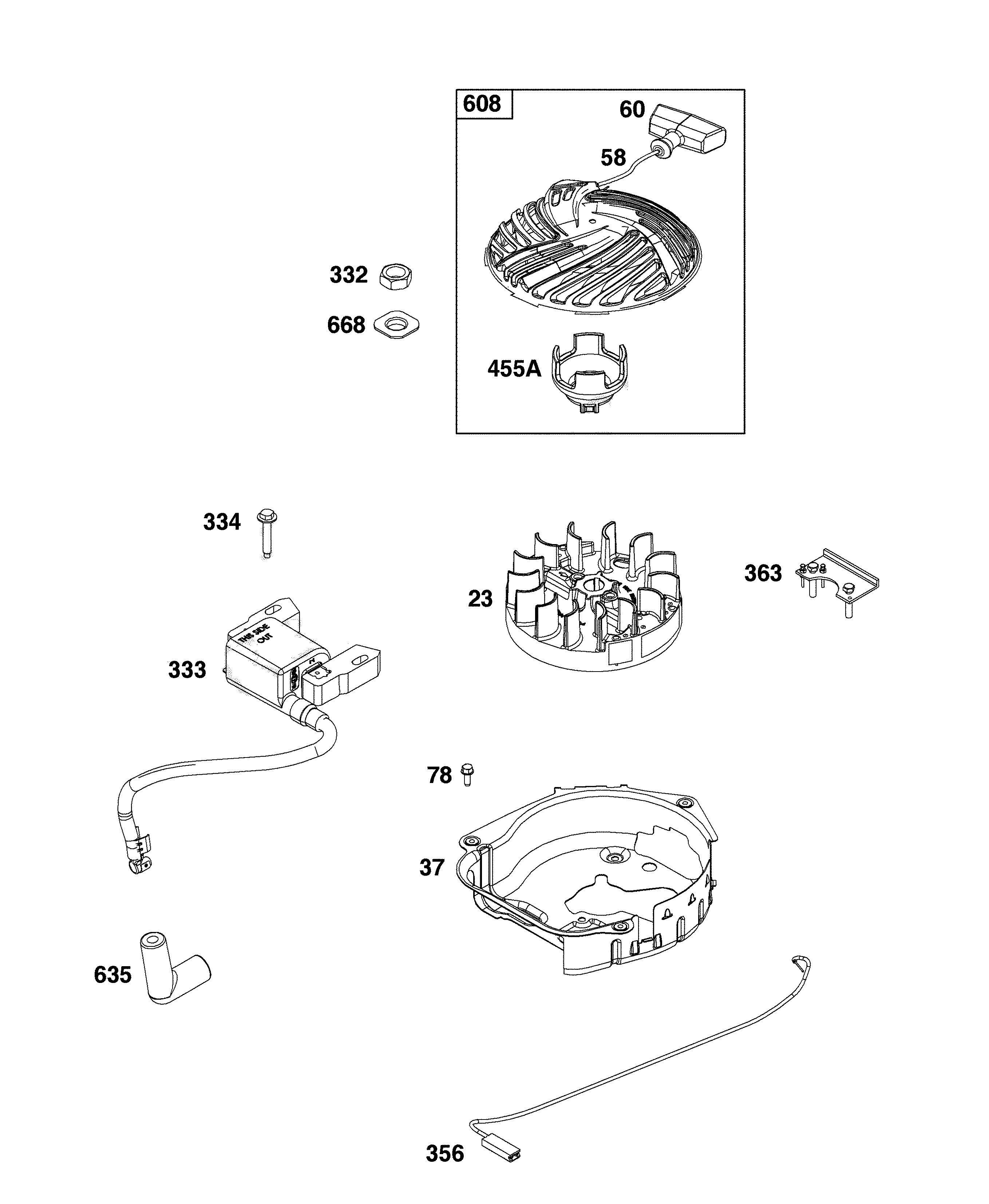 FLYWHEEL/IGNITION/STARTER