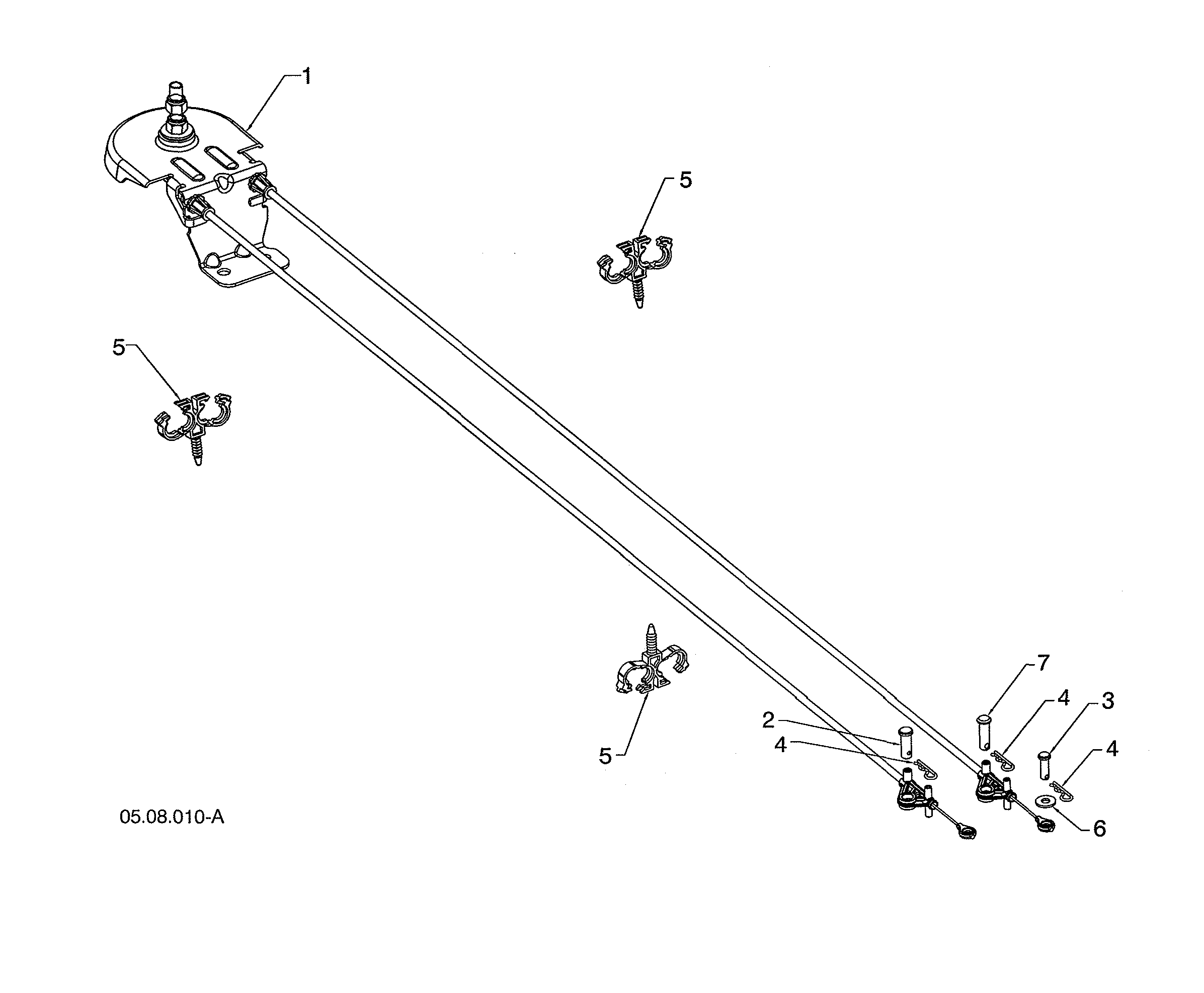 Cable chute rotator