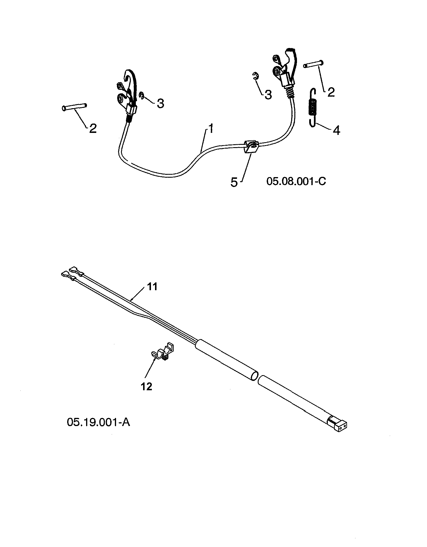 Cable interlock/wire lights harness