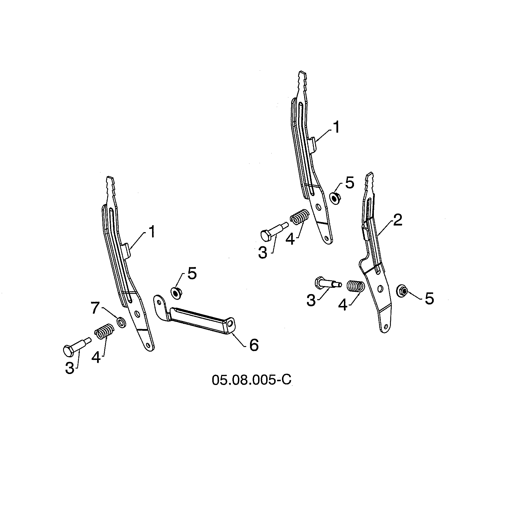 Lever control speed/deflector