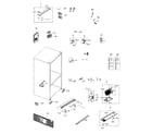 Samsung RF263BEAESR/AA-07 cabinet diagram