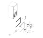 Samsung RF263BEAESR/AA-07 freezer door diagram