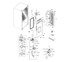 Samsung RF263BEAESR/AA-07 left refrigerator door diagram