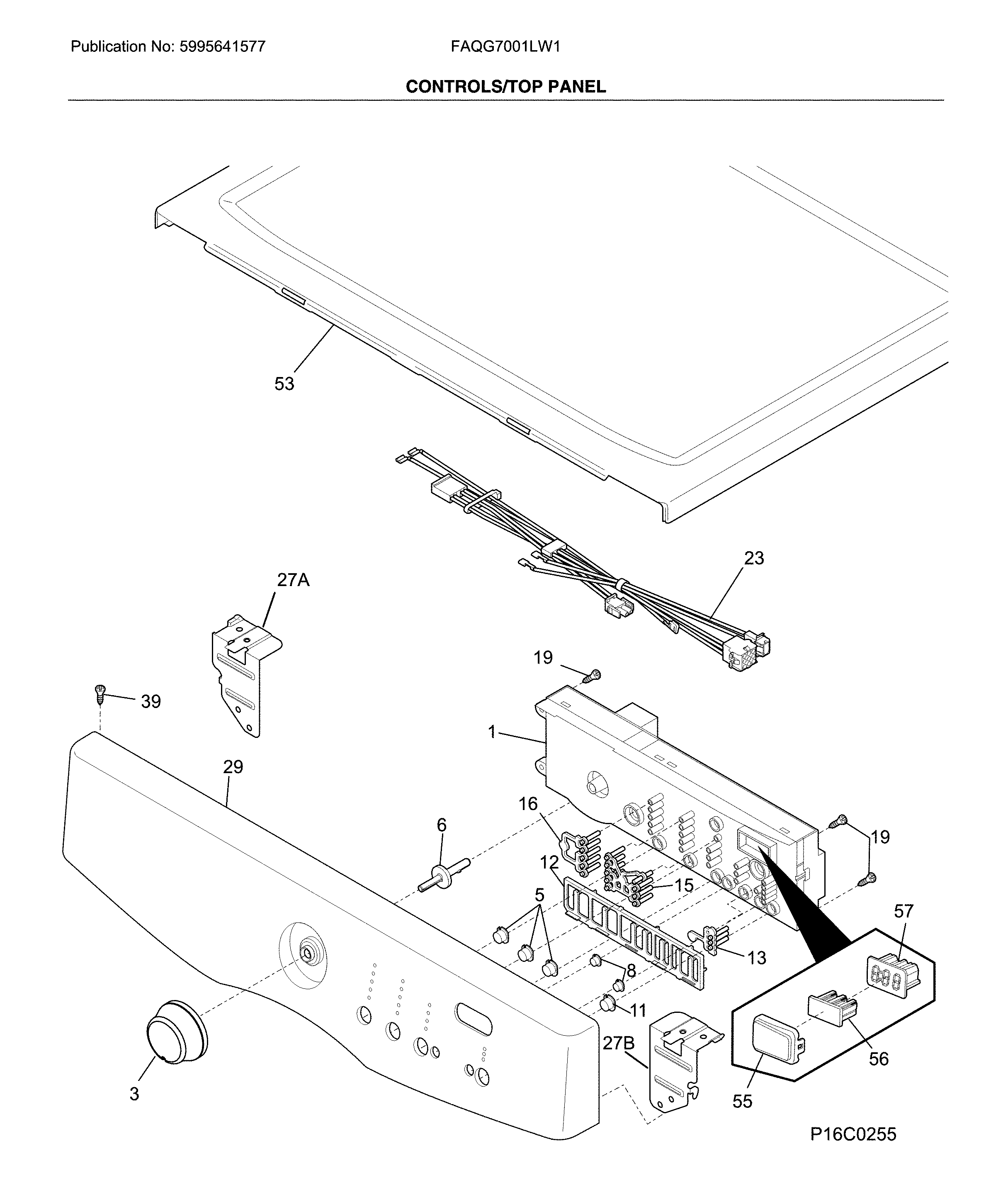 Controls/top panel