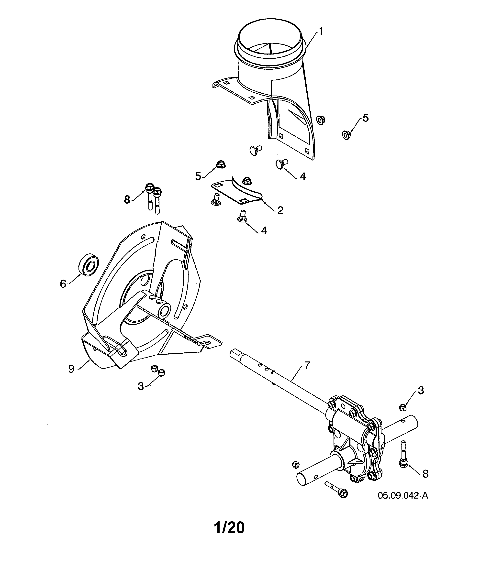 IMPELLER/DISCHARGE CHUTE