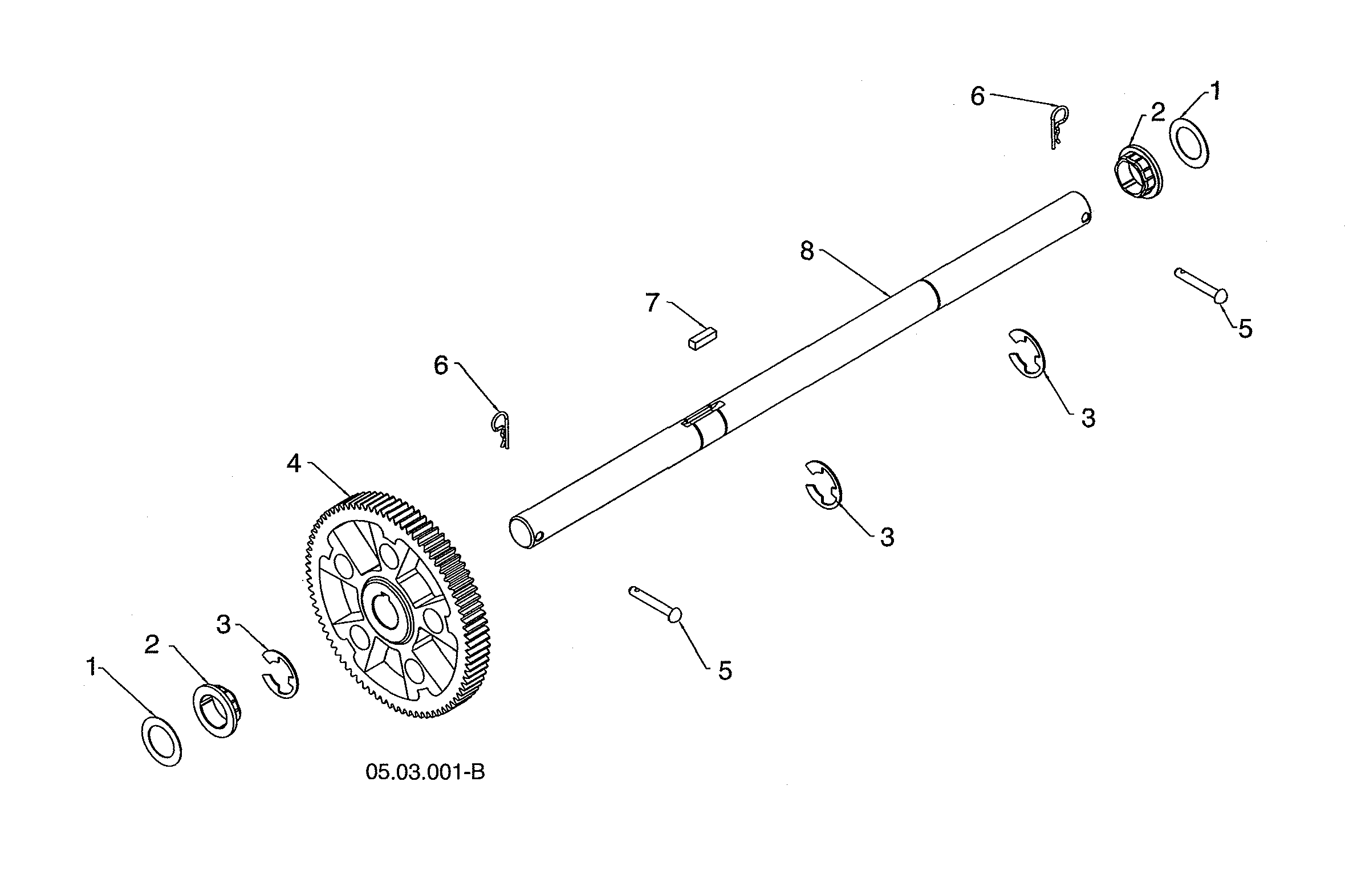 AXLE SHAFT/GEAR
