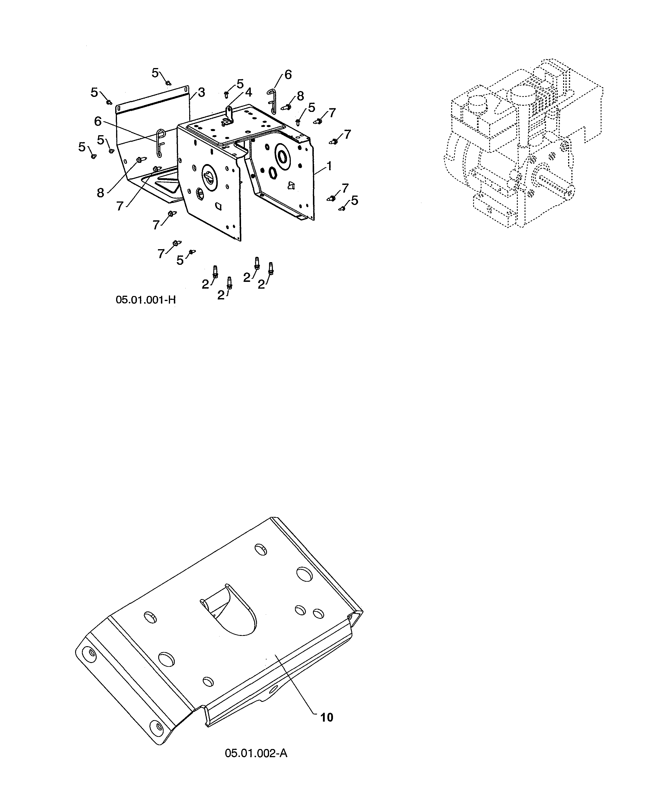 ENGINE FRAME & MOUNT