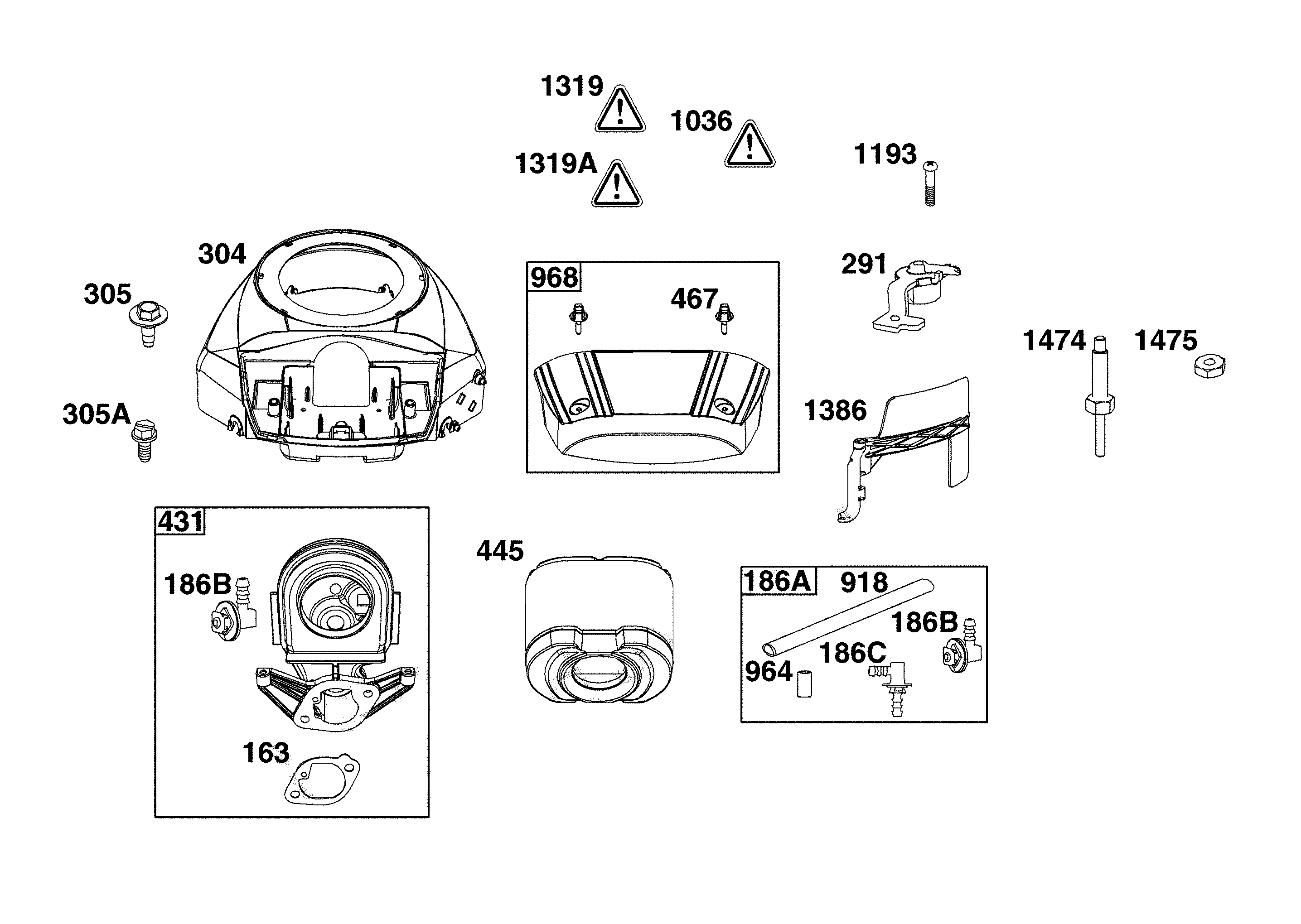 BLOWER HOUSING/AIR CLEANER