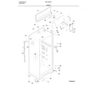Universal/Multiflex (Frigidaire) MRT18DNGW1 cabinet diagram