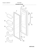 Refrigerator door