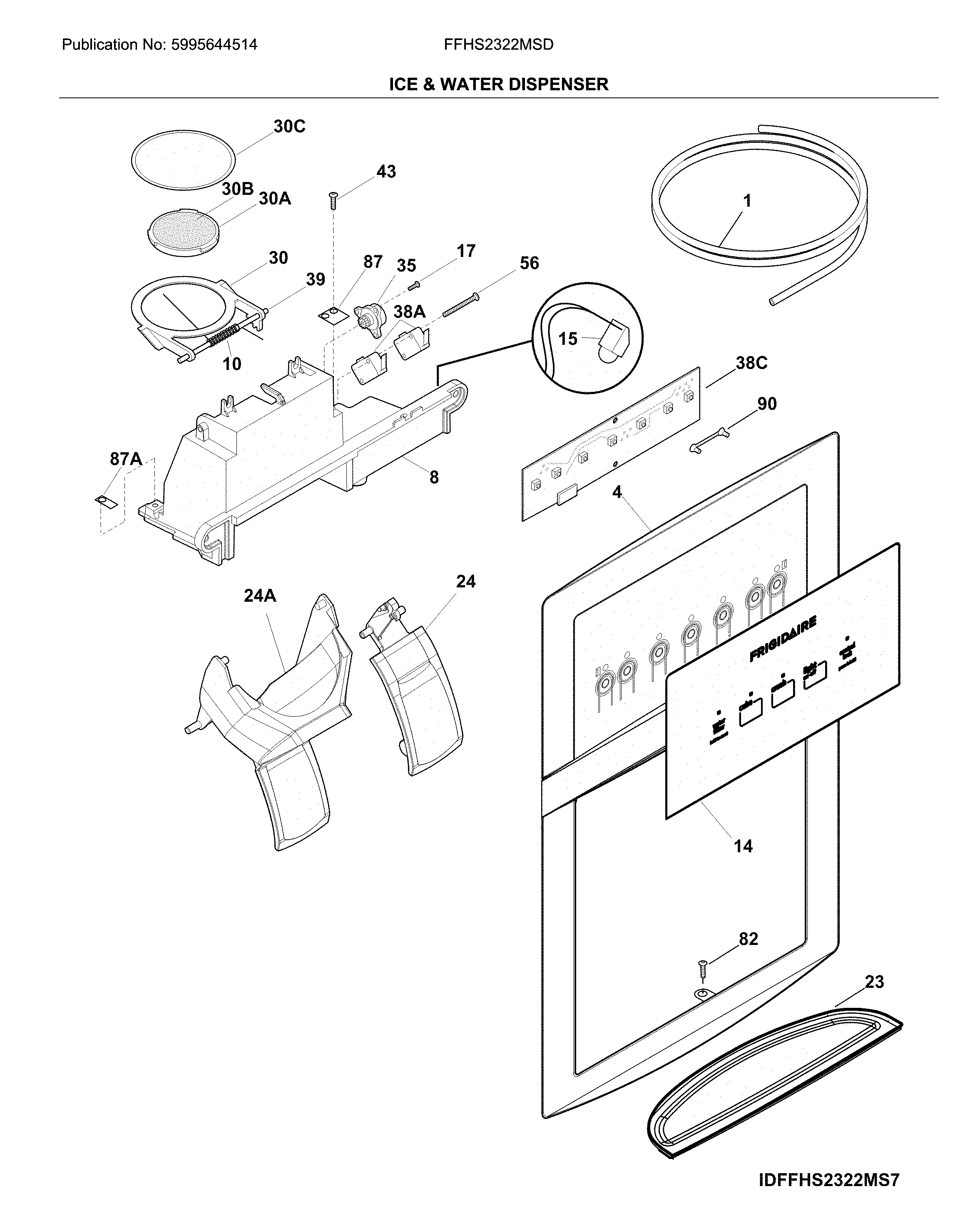 Ice & water dispenser