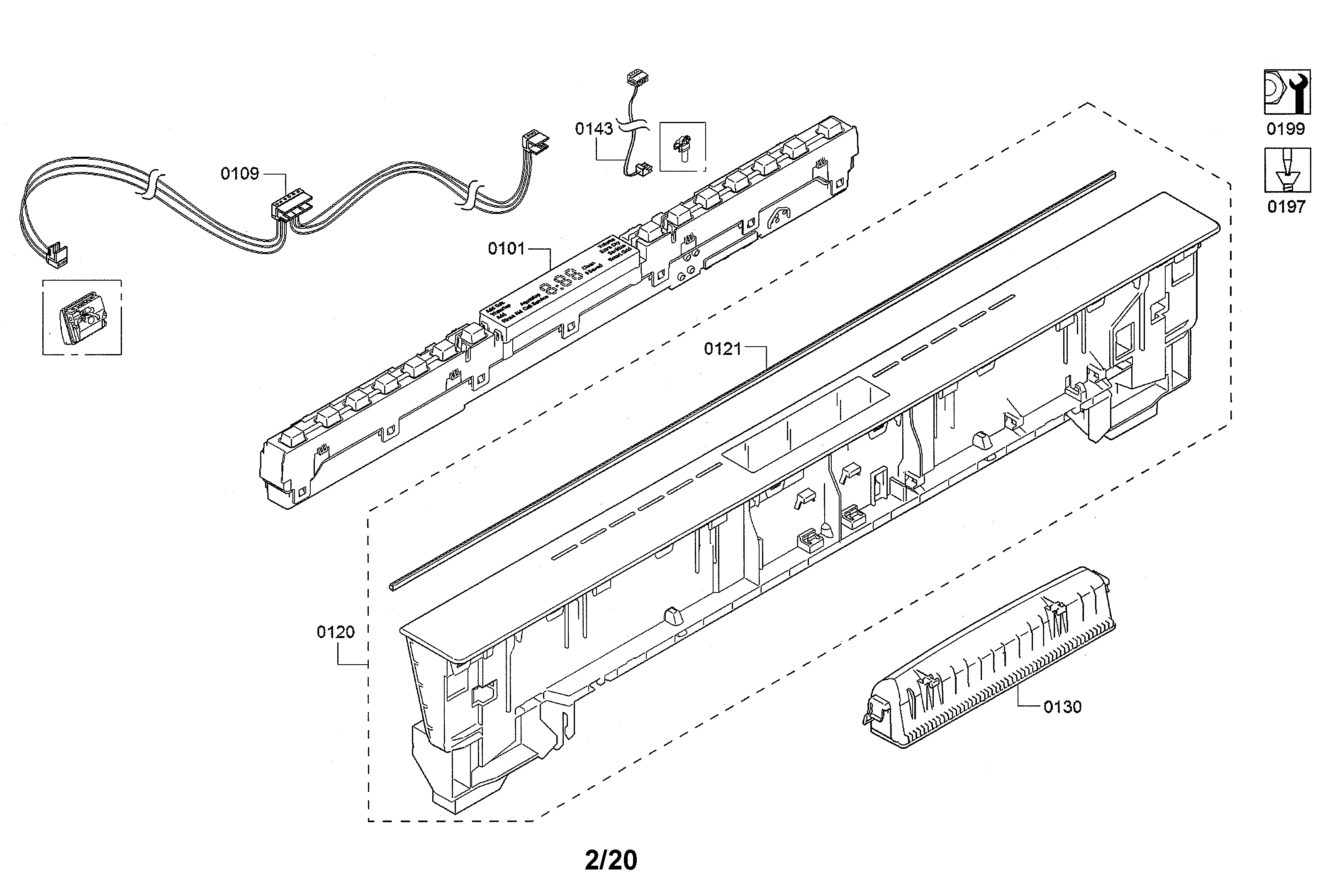 FACIA PANEL/OPERATING MODULE