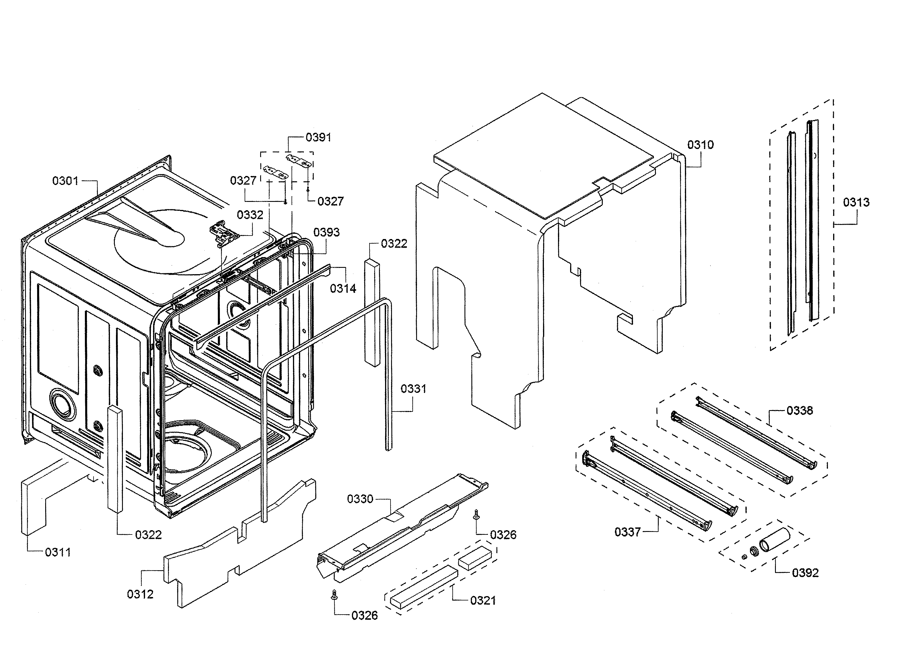 Tub/trim