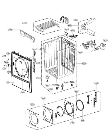 Cabinet & door - electric type
