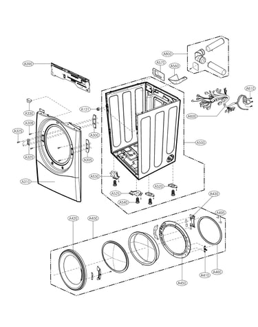 Cabinet & door - electric type