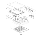 Kenmore Elite 79671417910 control panel & plate diagram