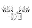 Ariens A21A42-96046005400 decals diagram