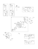 Cylinder head/gasket set-valve/intake manifold