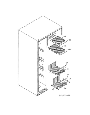 Freezer shelves