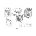 Samsung WV55M9600AV/A5-02 main unit diagram