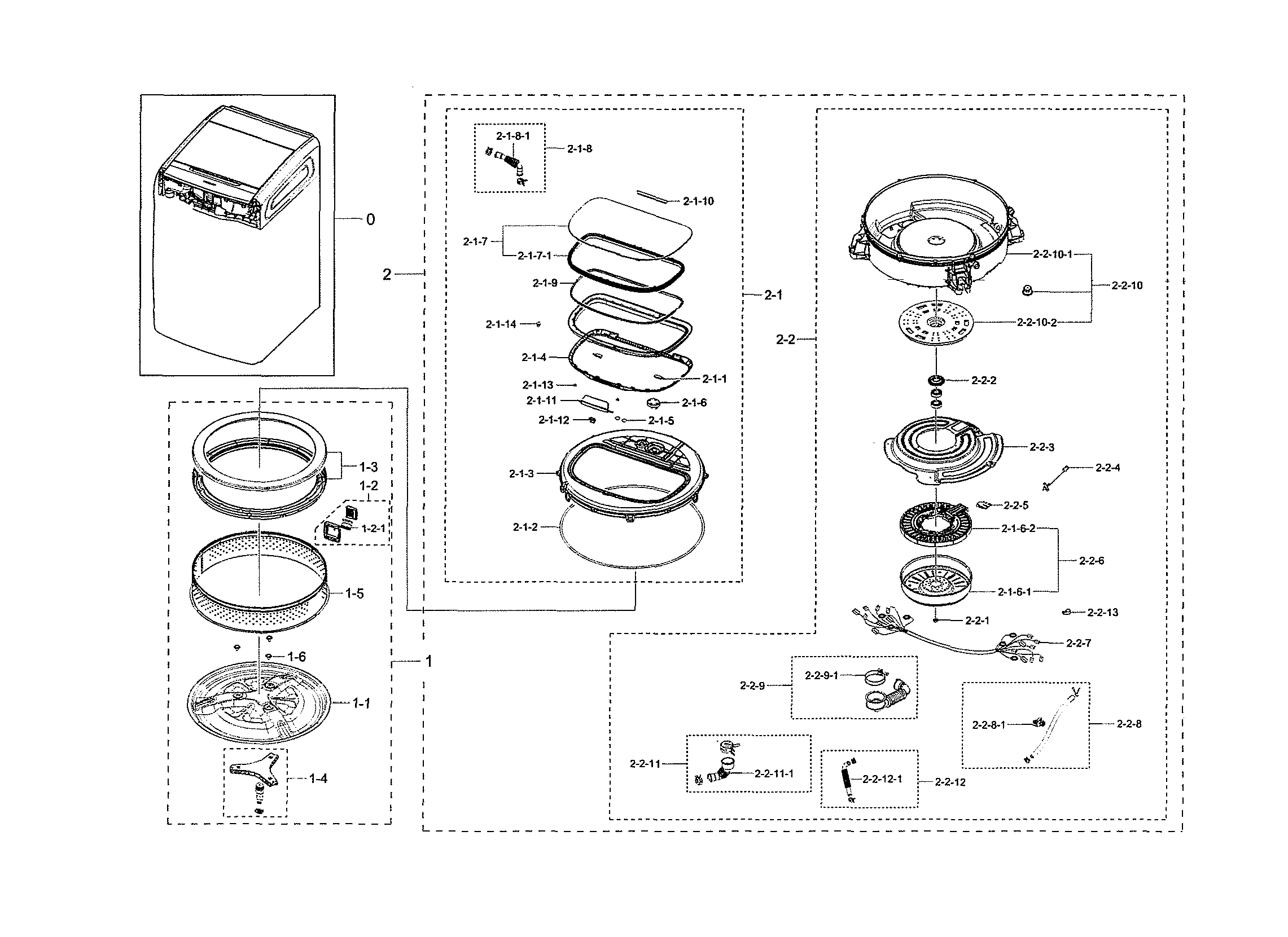 DUAL MODULE/SPIN BASKET/TUB