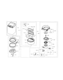 Dual module/spin basket/tub