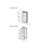 Refrigerator door