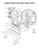 Lower cabinet & front panel