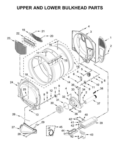 Upper & lower bulkhead parts