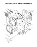 Dryer bulkhead & blower parts