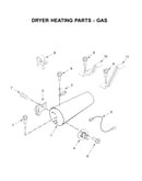 Dryer heating parts - gas