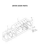 Dryer door parts
