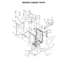 Whirlpool CGT9100GQ0 washer cabinet diagram