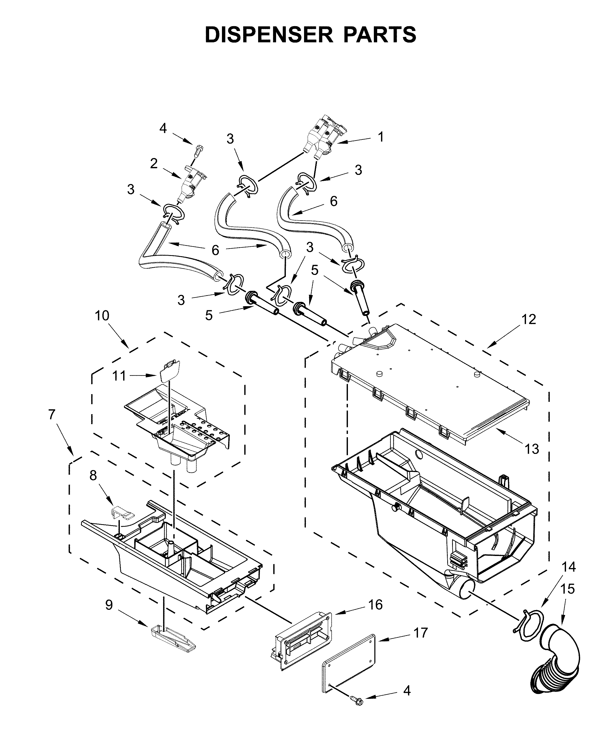 DISPENSER PARTS