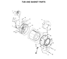Whirlpool CET9000GQ0 tub & basket parts diagram