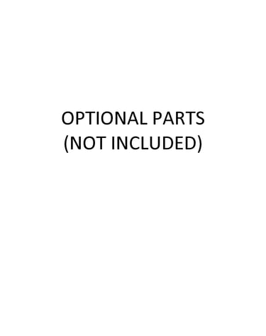 Optional parts not included