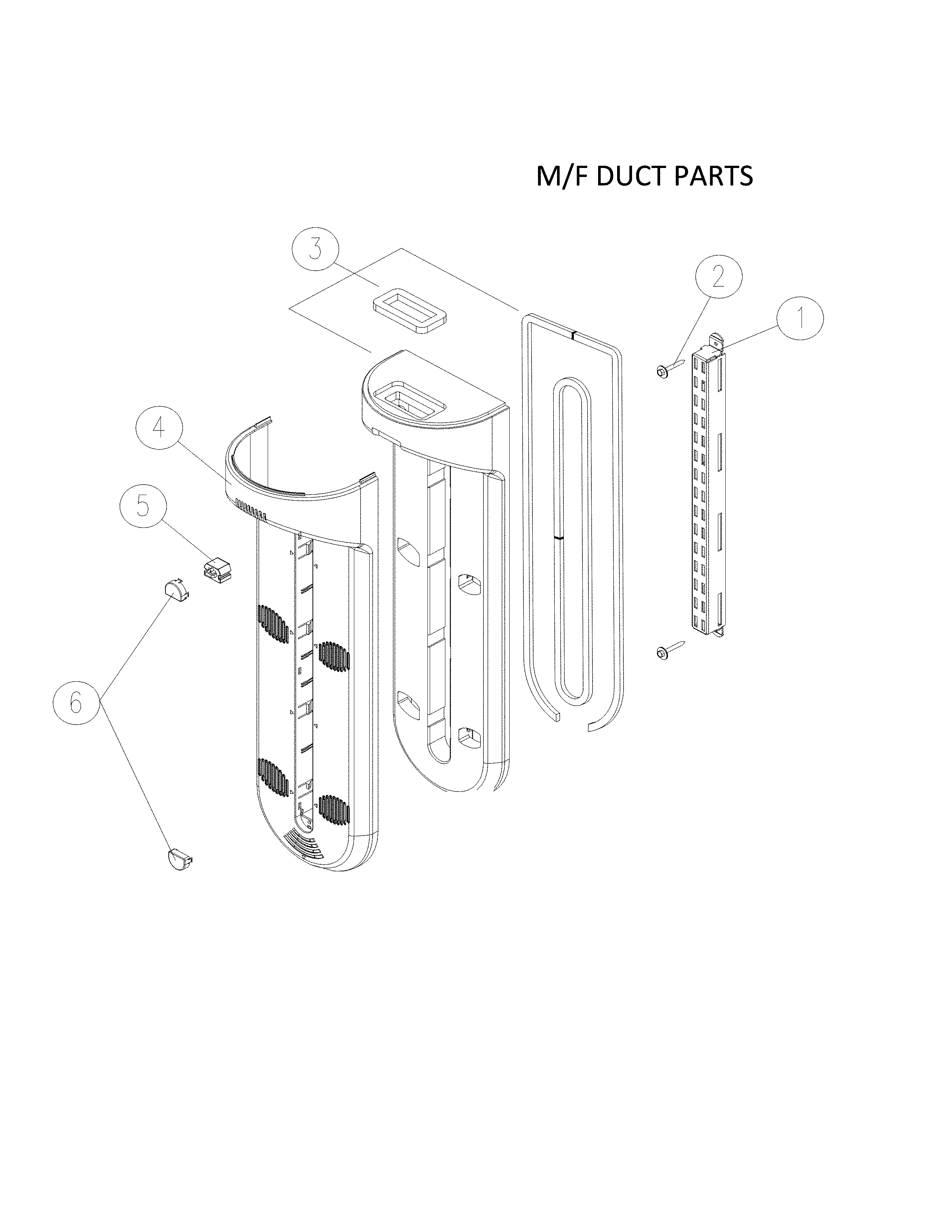 M/f duct parts
