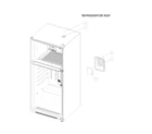 Kenmore 11160512911 refrigerator assembly diagram