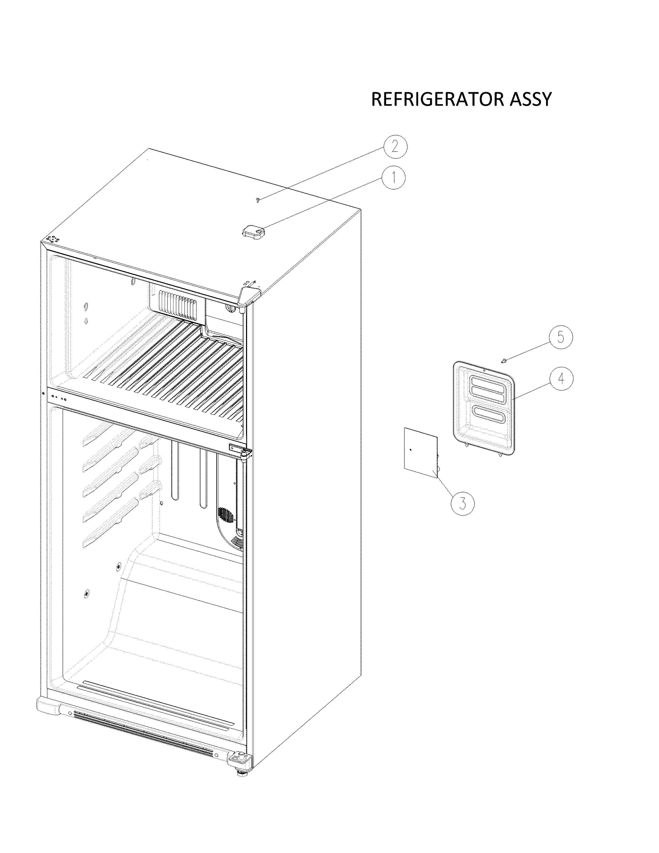 Refrigerator assembly