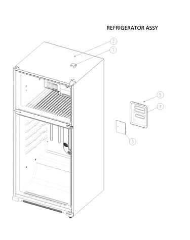 Refrigerator assembly