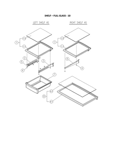 Shelf - full glass