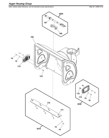 Auger housing