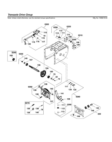 Transaxle drive