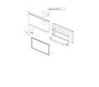Kenmore 11169335812 freezer door parts diagram