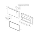 Freezer door parts