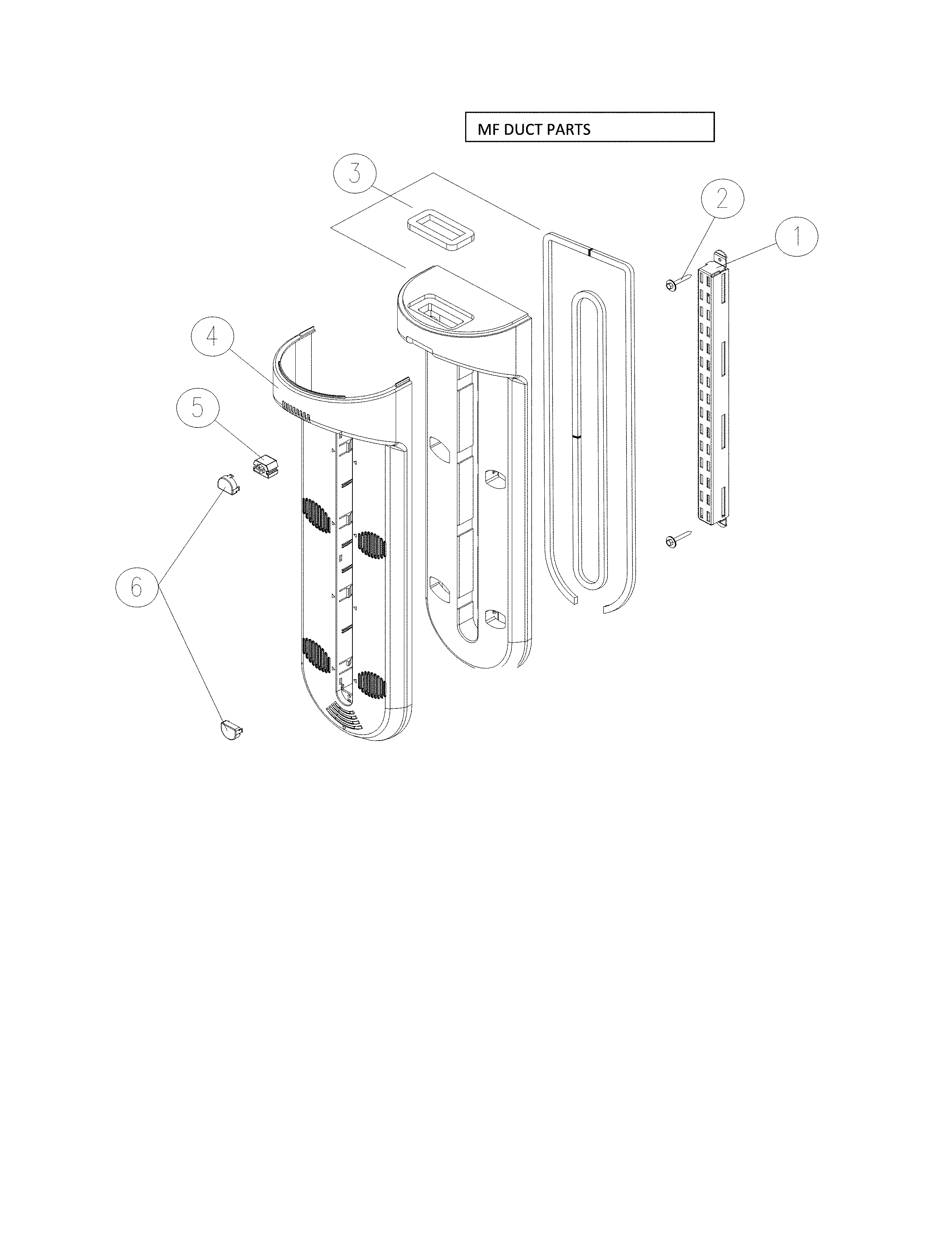 Mf duct parts