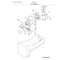 Frigidaire FGHD2368TF8 ice container diagram