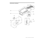 LG WM3900HBA/00 dispenser assembly diagram